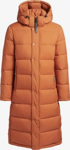 Khujo Manteaux Dhiver Manteau D’hiver Corinna Femme Cognac