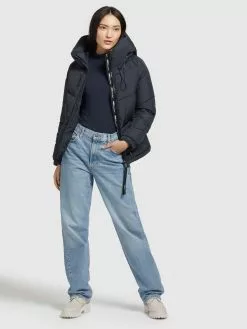 Khujo Vestes Dhiver Veste D’hiver Esila Femme Marine -Magasin D'usine Khujo 0055b2d171878bb5c77f743cc40480e9