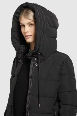 Khujo Manteaux Dhiver Manteau D’hiver Gamber Femme Noir -Magasin D'usine Khujo 0111d6b4a30306c71e6809ad548e5f2c