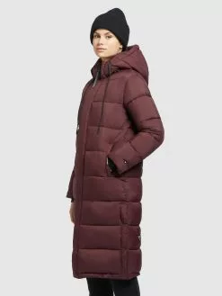 Khujo Manteaux Dhiver Manteau D’hiver Julina Femme Rouge Foncé -Magasin D'usine Khujo 025b9a8f8d4893bf021a8e73fbb05fec