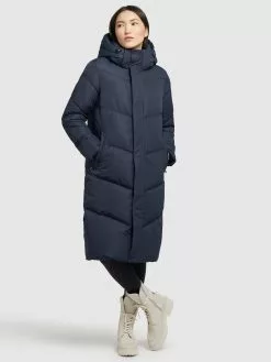 Khujo Manteaux Dhiver Manteau D’hiver Torino 3 Femme Bleu Foncé -Magasin D'usine Khujo 03188ff702c4663b60ee90a85a18a3a6