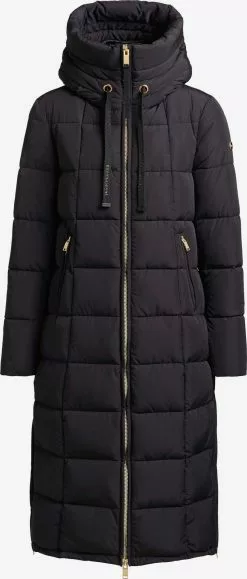 Khujo Manteaux Dhiver Manteau D’hiver Aruba Femme Noir