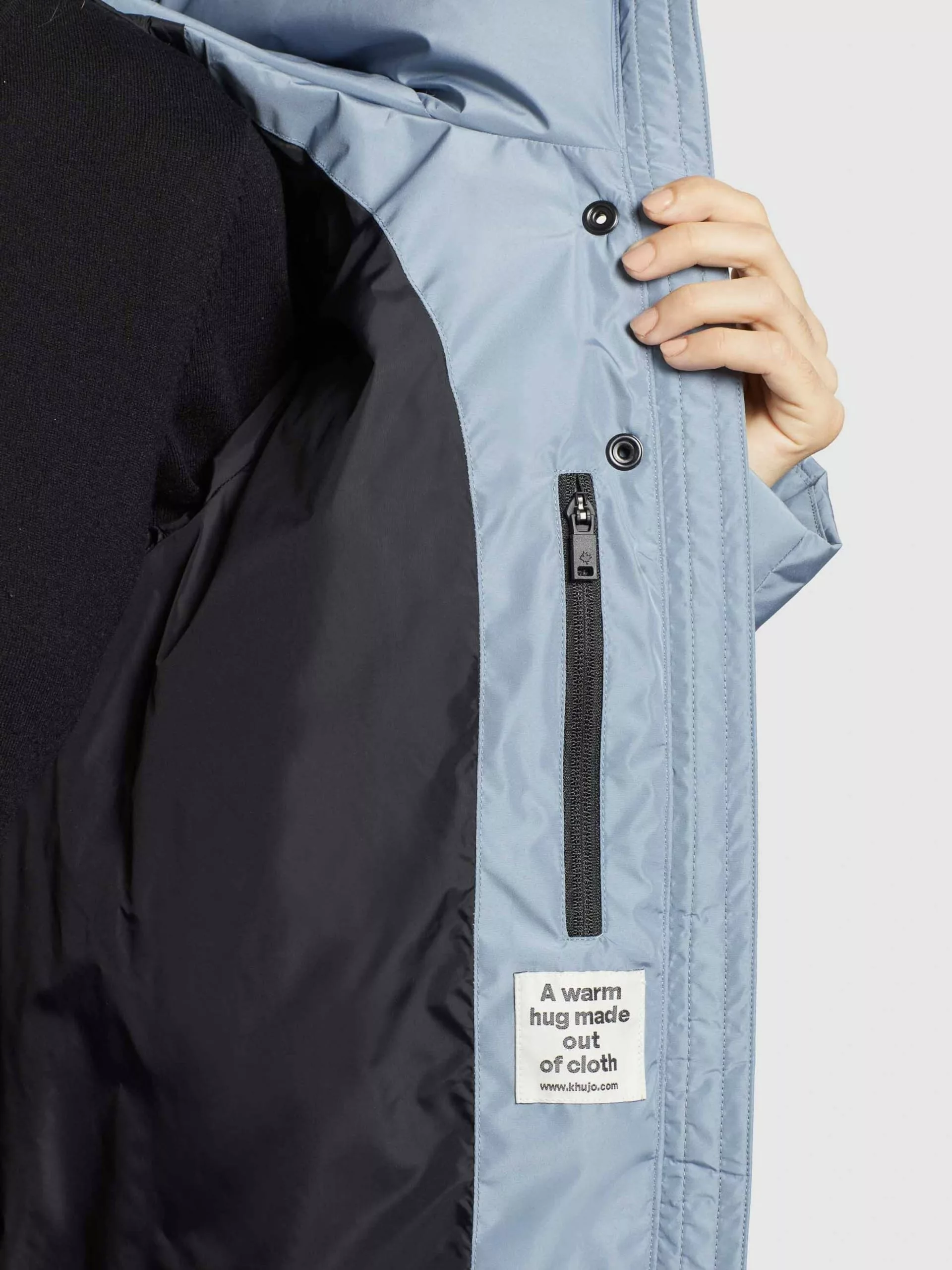 Khujo Vestes Dhiver Veste D’hiver Jordis 4 Femme Bleu Clair 10 Khujo Vestes Dhiver Veste D’hiver Jordis 4 Femme Bleu Clair – Image 8