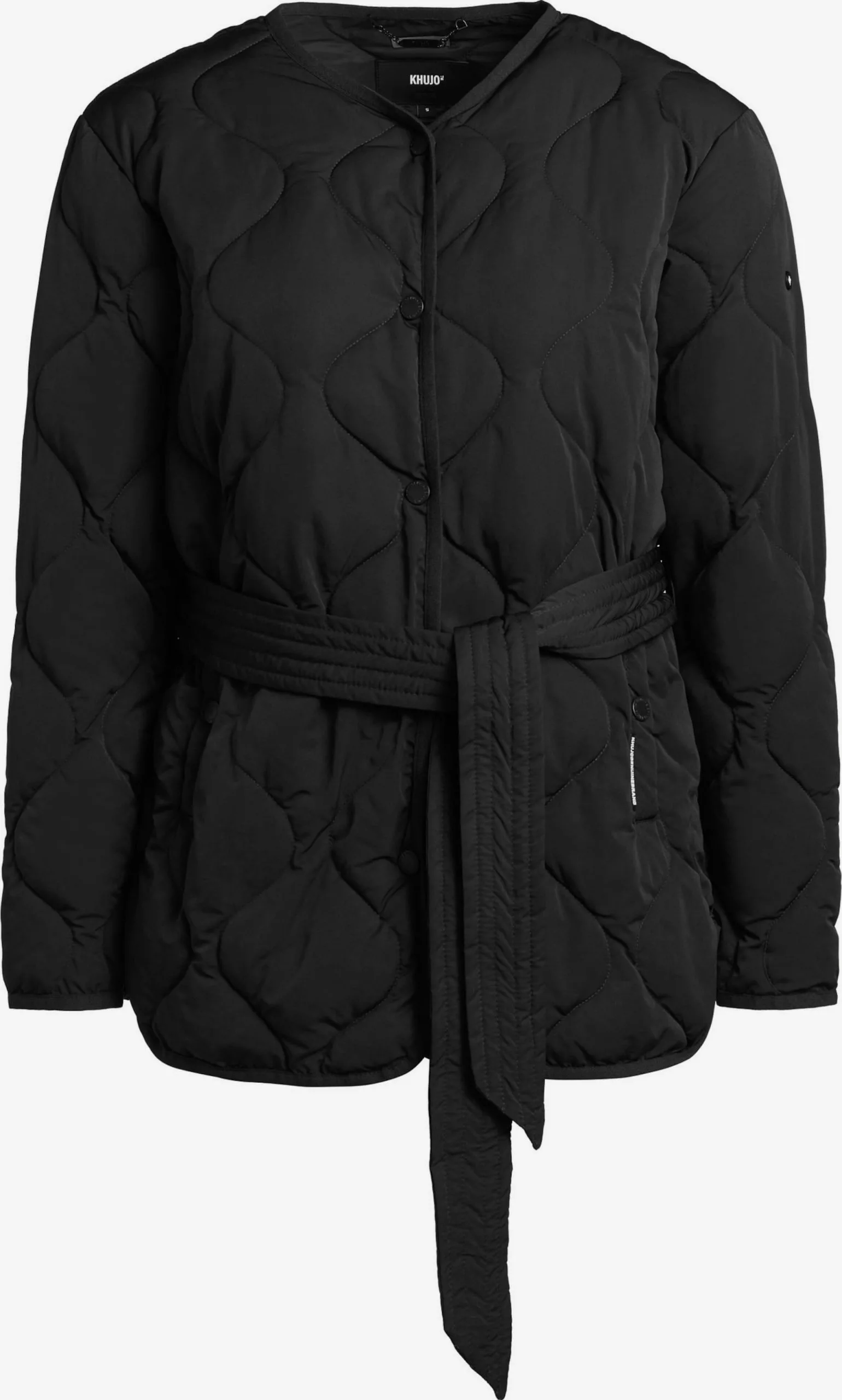Khujo Vestes De Mi-saison Veste Mi-saison Yuna Femme Noir 3 Khujo Vestes De Mi-saison Veste Mi-saison Yuna Femme Noir