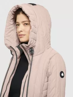 Khujo Manteaux De Mi-saison Manteau Mi-saison Jerry Femme Rose Ancienne -Magasin D'usine Khujo 05850f60f0e0523bd03291b2e59e6e49