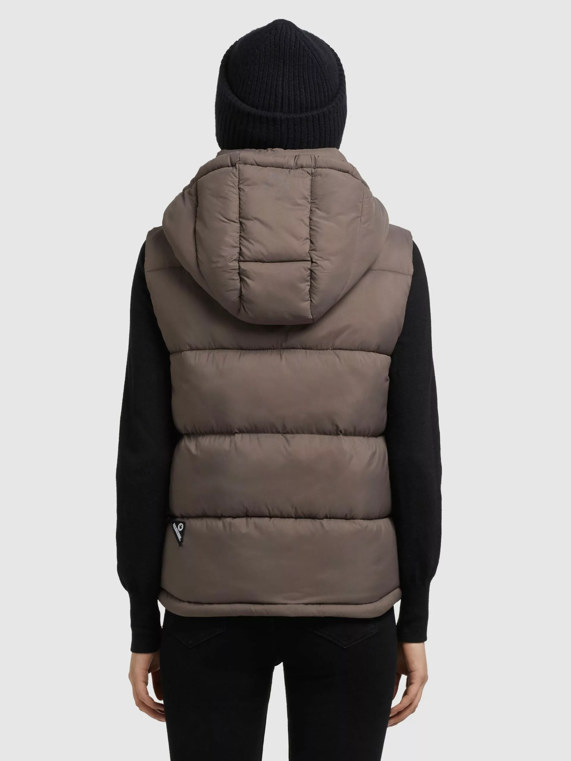 Khujo Vestes Sans Manches Gilet Eden Femme Moka 6 Khujo Vestes Sans Manches Gilet Eden Femme Moka – Image 4