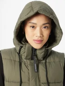 Khujo Vestes Sans Manches Gilet Tourin Femme Kaki 11 Khujo Vestes Sans Manches Gilet Tourin Femme Kaki -Magasin D'usine Khujo 09d59981ddc712ed014314c22f16da31