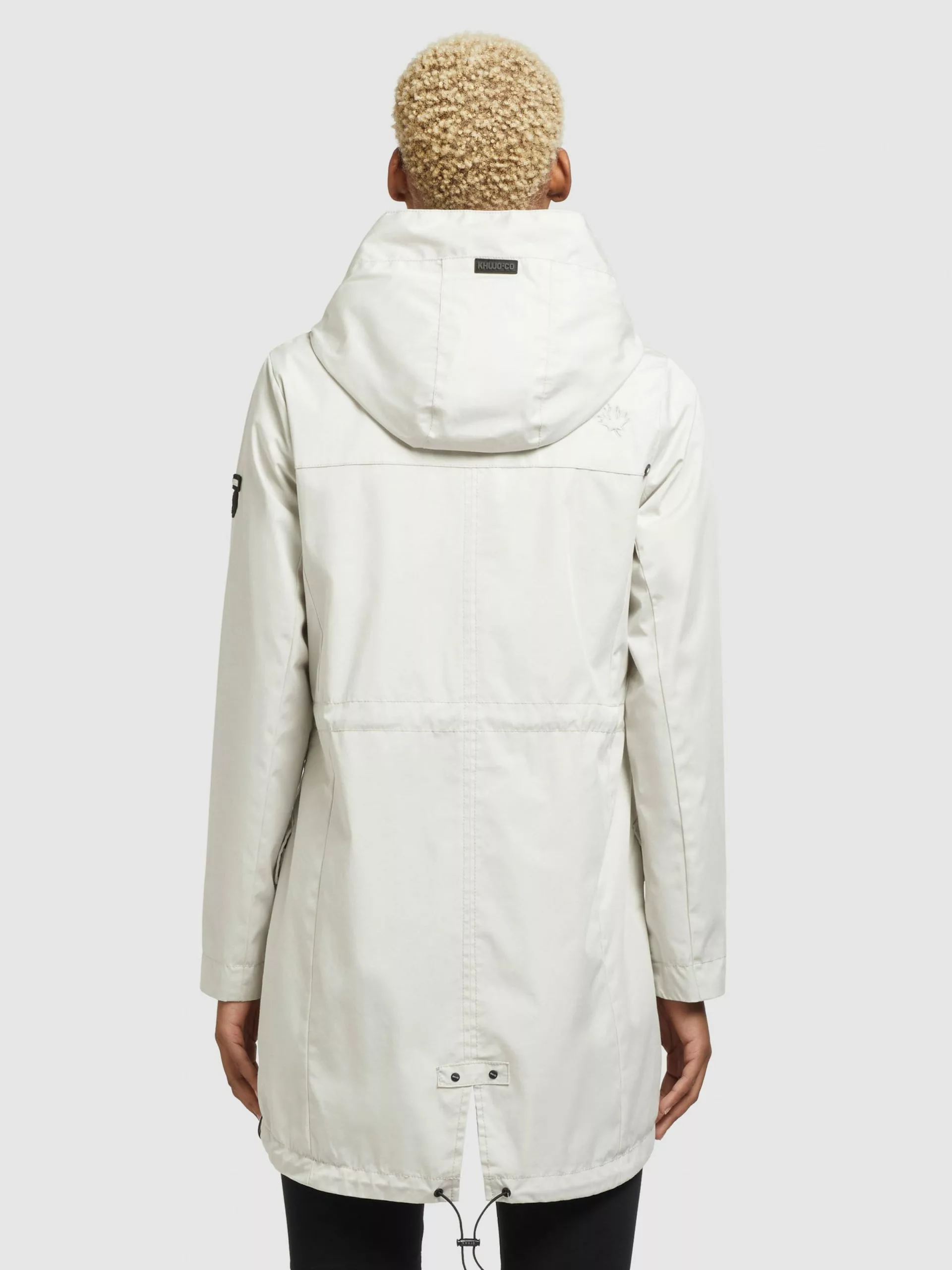 Khujo Manteaux De Mi-saison Manteau Mi-saison AIRA Femme Gris Clair 5 Khujo Manteaux De Mi-saison Manteau Mi-saison AIRA Femme Gris Clair – Image 3