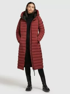 Khujo Manteaux Dhiver Manteau D’hiver Mimi Femme Rouge Rouille 12 Khujo Manteaux Dhiver Manteau D’hiver Mimi Femme Rouge Rouille -Magasin D'usine Khujo 0ad810eb71630b24a7a261513c081472