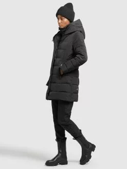 Khujo Manteaux Courts Manteau D’hiver Floyt Femme Noir -Magasin D'usine Khujo 0c24c16747b590502f0a9bdc62a14ad0