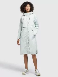 Khujo Manteaux De Mi-saison Manteau Mi-saison Jomana Femme Bleu Pastel -Magasin D'usine Khujo 0f49859173baa19af1bc51a66e3dcf8c