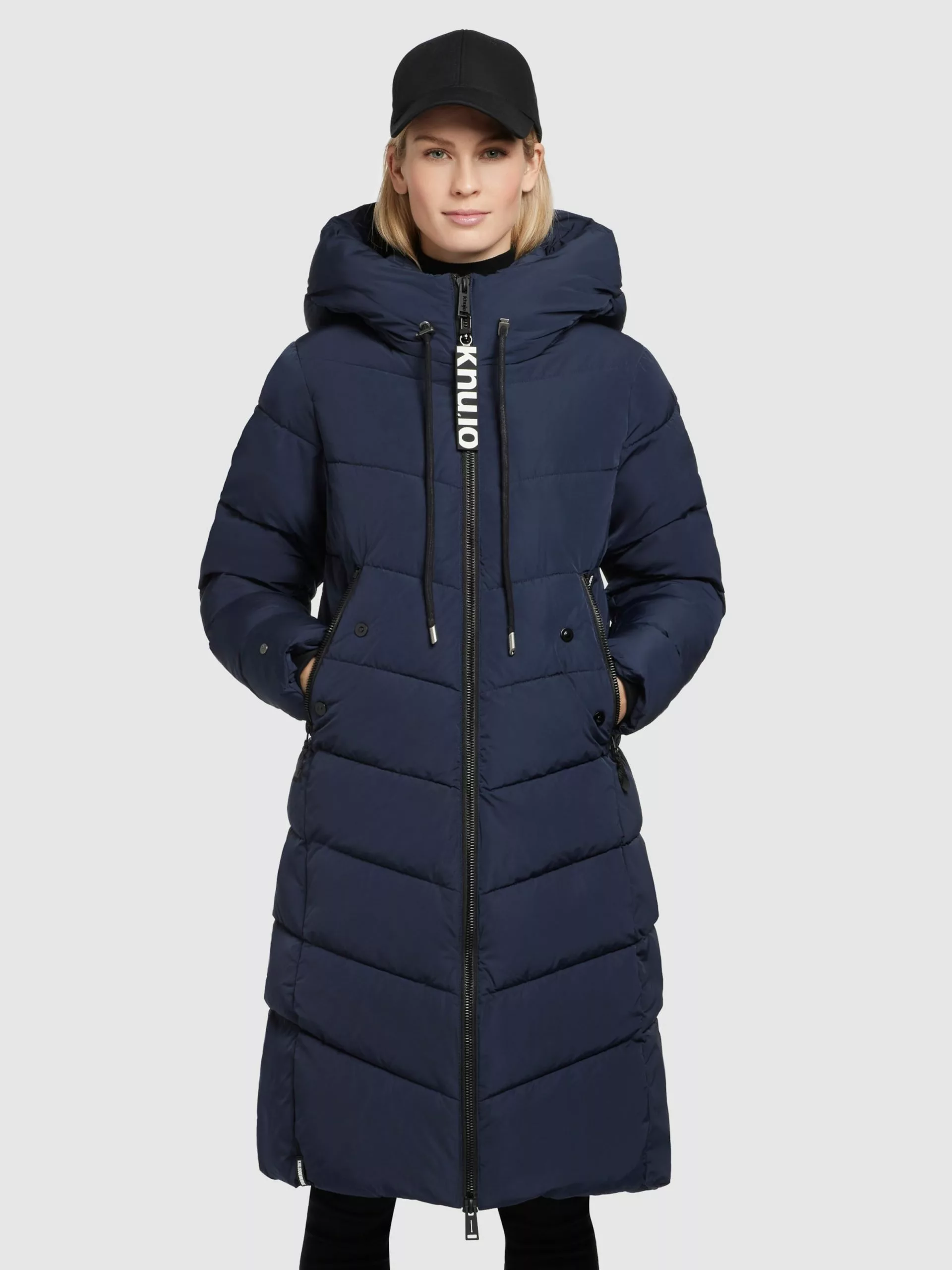 Khujo Manteaux De Mi-saison Manteau Mi-saison Klayd Femme Bleu Foncé 4 Khujo Manteaux De Mi-saison Manteau Mi-saison Klayd Femme Bleu Foncé – Image 2