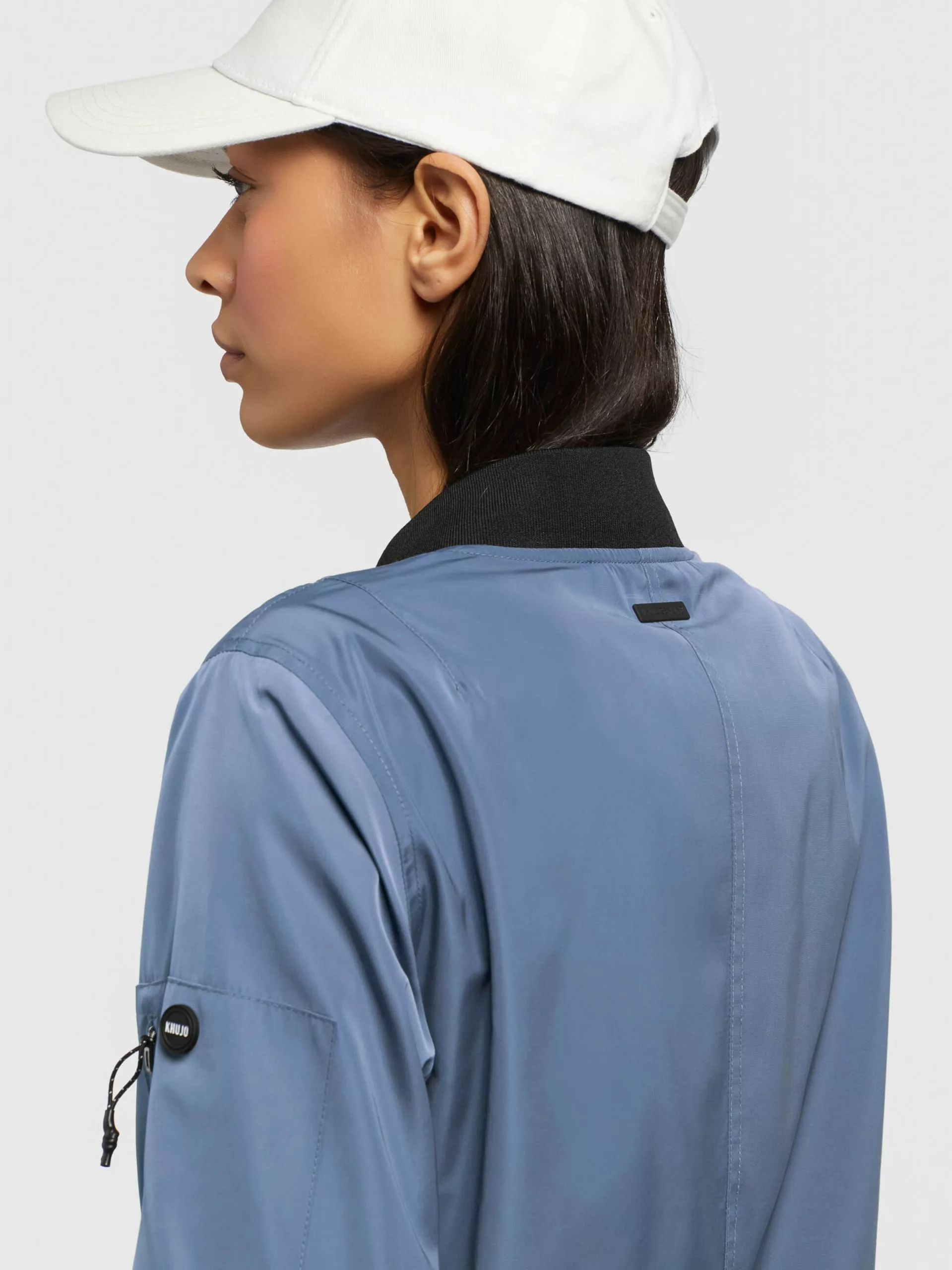 Khujo Vestes De Mi-saison Veste Mi-saison Stence2 Femme Bleu 10 Khujo Vestes De Mi-saison Veste Mi-saison Stence2 Femme Bleu – Image 8