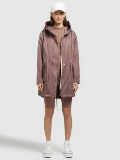 Khujo Parkas Parka Mi-saison ONDA2 Femme Marron -Magasin D'usine Khujo 13e95f92e589e922c0fb5e4b5657fe77