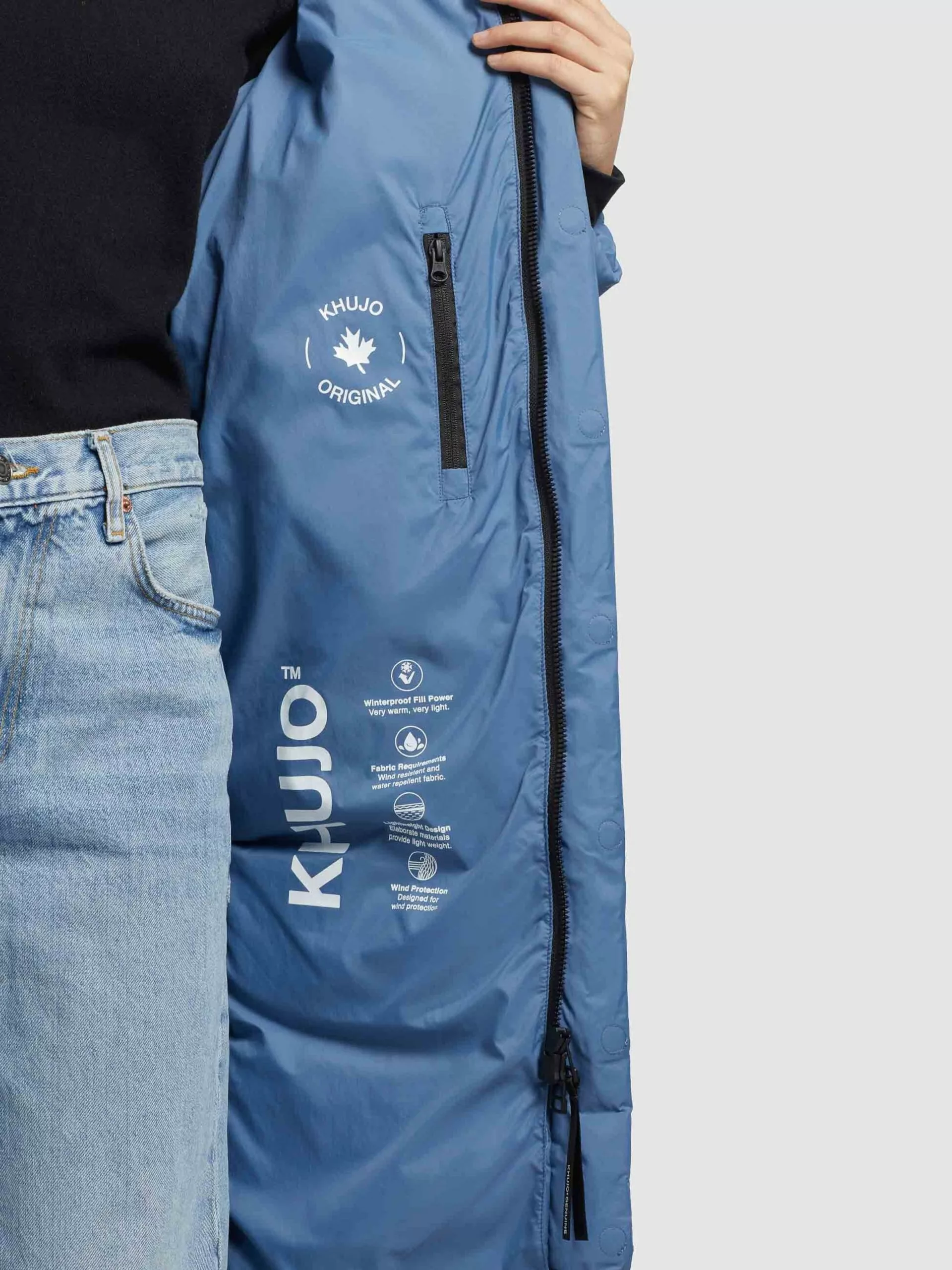 Khujo Manteaux Dhiver Manteau D’hiver Julina Femme Bleu 10 Khujo Manteaux Dhiver Manteau D’hiver Julina Femme Bleu – Image 8