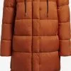 Khujo Manteaux Dhiver Manteau D’hiver LAMERA Femme Orange