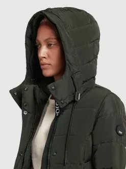 Khujo Manteaux Courts Manteau D’hiver Cups Femme Vert Foncé -Magasin D'usine Khujo 1445bab07def79a4638247c1d4856f73