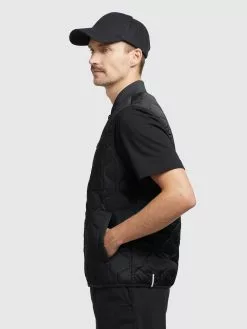 Khujo Vestes Sans Manches Gilet Liel Homme Noir -Magasin D'usine Khujo 1629d4b76d58b66ce716ed9942fec4af