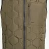 Khujo Vestes Sans Manches Gilet Liel Homme Olive