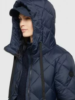 Khujo Manteaux Dhiver Manteau D’hiver LENNJA Femme Marine -Magasin D'usine Khujo 18017aa534939419afd424003e307359