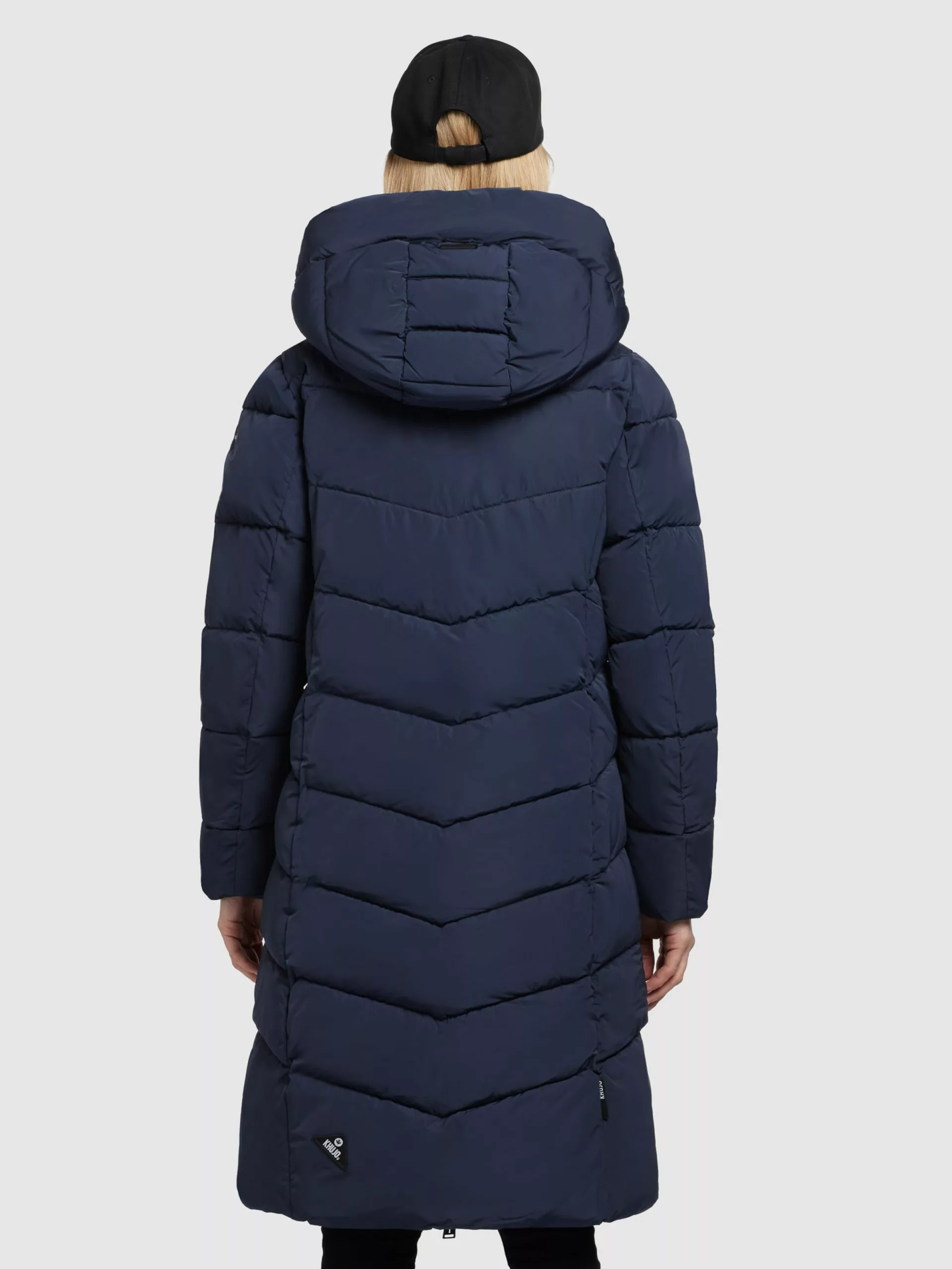 Khujo Manteaux De Mi-saison Manteau Mi-saison Klayd Femme Bleu Foncé 6 Khujo Manteaux De Mi-saison Manteau Mi-saison Klayd Femme Bleu Foncé – Image 4