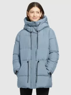 Khujo Vestes Dhiver Veste D’hiver Leviani2 Femme Bleu-gris -Magasin D'usine Khujo 1898c78cc5e0a0e051c1a8a63a1e6450