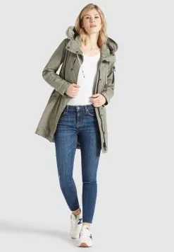 Khujo Parkas Parka Mi-saison CATHARINA Femme Kaki 15 Khujo Parkas Parka Mi-saison CATHARINA Femme Kaki -Magasin D'usine Khujo 1af933a6f07783443acb19a4bbd2d271