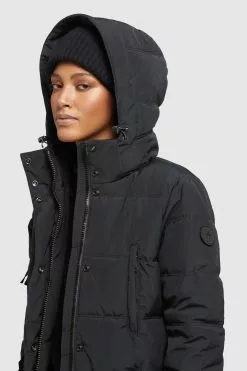 Khujo Manteaux Dhiver Manteau D’hiver Kleo Femme Noir -Magasin D'usine Khujo 1b313ef43bc2d976dcc34150f489446c