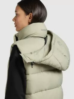 Khujo Vestes Sans Manches Gilet Magneta Femme Vert Pastel -Magasin D'usine Khujo 1b8251ab7c3090b07300ea319c189d92