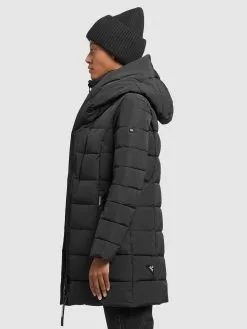 Khujo Manteaux Courts Manteau D’hiver Floyt Femme Noir -Magasin D'usine Khujo 1c1063001241a789aabb9c530dee40dc