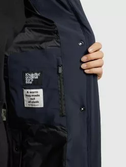 Khujo Manteaux De Mi-saison Manteau Mi-saison Namita Femme Bleu Marine -Magasin D'usine Khujo 1e03f7916553bc535d8fc4c4b012399b