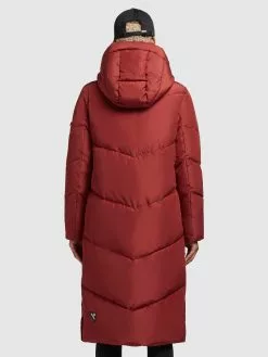 Khujo Manteaux De Mi-saison Manteau Mi-saison Femme Rouge Foncé -Magasin D'usine Khujo 1fbf2159c3abeb4a82184026c8c500b4