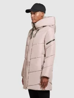 Khujo Vestes Dhiver Veste D’hiver Jordis Femme Rose Clair -Magasin D'usine Khujo 20a9d41ddb64d6f47f5b7882e3145d78