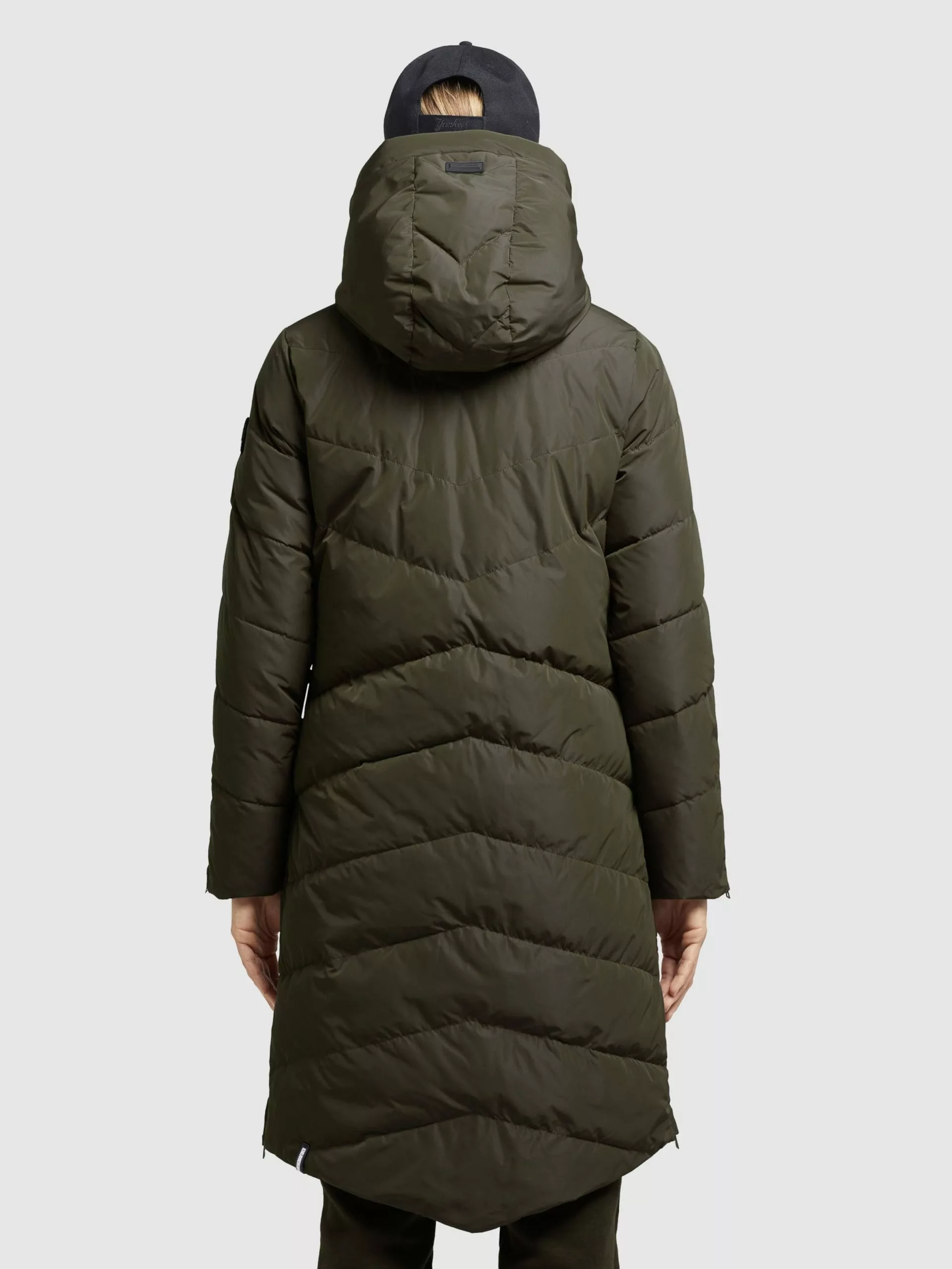 Khujo Manteaux Dhiver Manteau D’hiver Huba Femme Vert Foncé 6 Khujo Manteaux Dhiver Manteau D’hiver Huba Femme Vert Foncé – Image 4