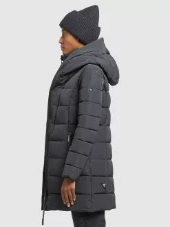 Khujo Manteaux Courts Manteau D’hiver Floyt Femme Gris Foncé -Magasin D'usine Khujo 20c91c50abc707b6d11447619df896a3