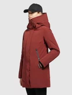 Khujo Vestes Dhiver Veste D’hiver Viona 3 Femme Rouge Rouille -Magasin D'usine Khujo 243b1fde2f82195211b70a0a2f5a53e8