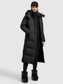 Khujo Manteaux De Mi-saison Manteau Mi-saison Melona Femme Noir -Magasin D'usine Khujo 2ab69d38861a91a089628a96136e3c0e