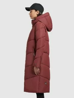 Khujo Manteaux Dhiver Manteau D’hiver Torino 3 Femme Rouge Rouille -Magasin D'usine Khujo 2b3d36f68d311499df6760baf8fe8817