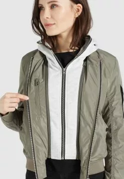 Khujo Vestes Dhiver Veste D’hiver LARIFA Femme Kaki -Magasin D'usine Khujo 2caf150c30d5af7b050c4dc2e86de6c9