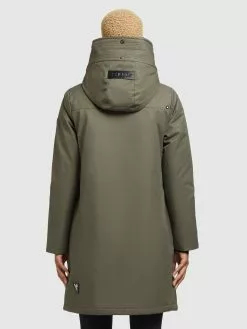 Khujo Manteaux De Mi-saison Manteau Mi-saison LISAD Femme Kaki -Magasin D'usine Khujo 2d97fecdb93a8f8cf7ef836f59d38569