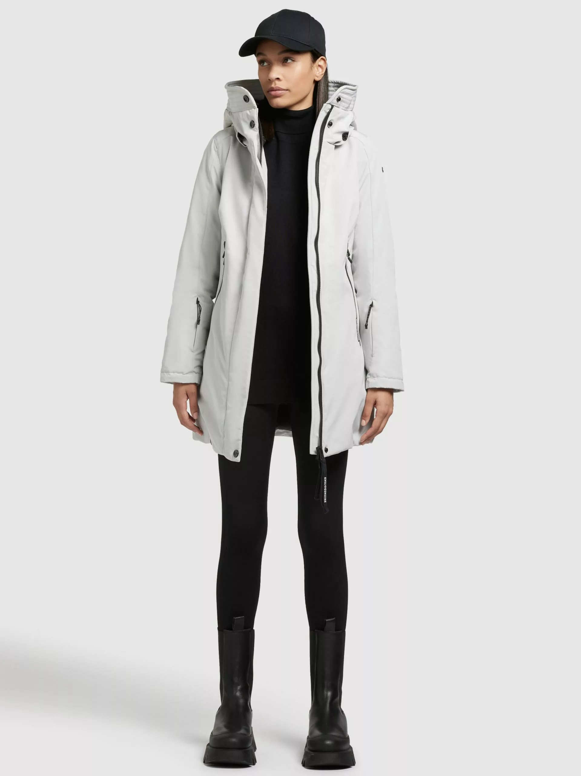 Khujo Vestes Dhiver Veste D’hiver Viona 3 Femme Gris Clair 8 Khujo Vestes Dhiver Veste D’hiver Viona 3 Femme Gris Clair – Image 6