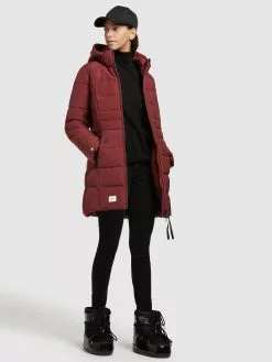 Khujo Manteaux Courts Manteau Mi-saison Amaray 3 Femme Rouge Rubis -Magasin D'usine Khujo 2fede13abe39bb35ad03f7743f822aab
