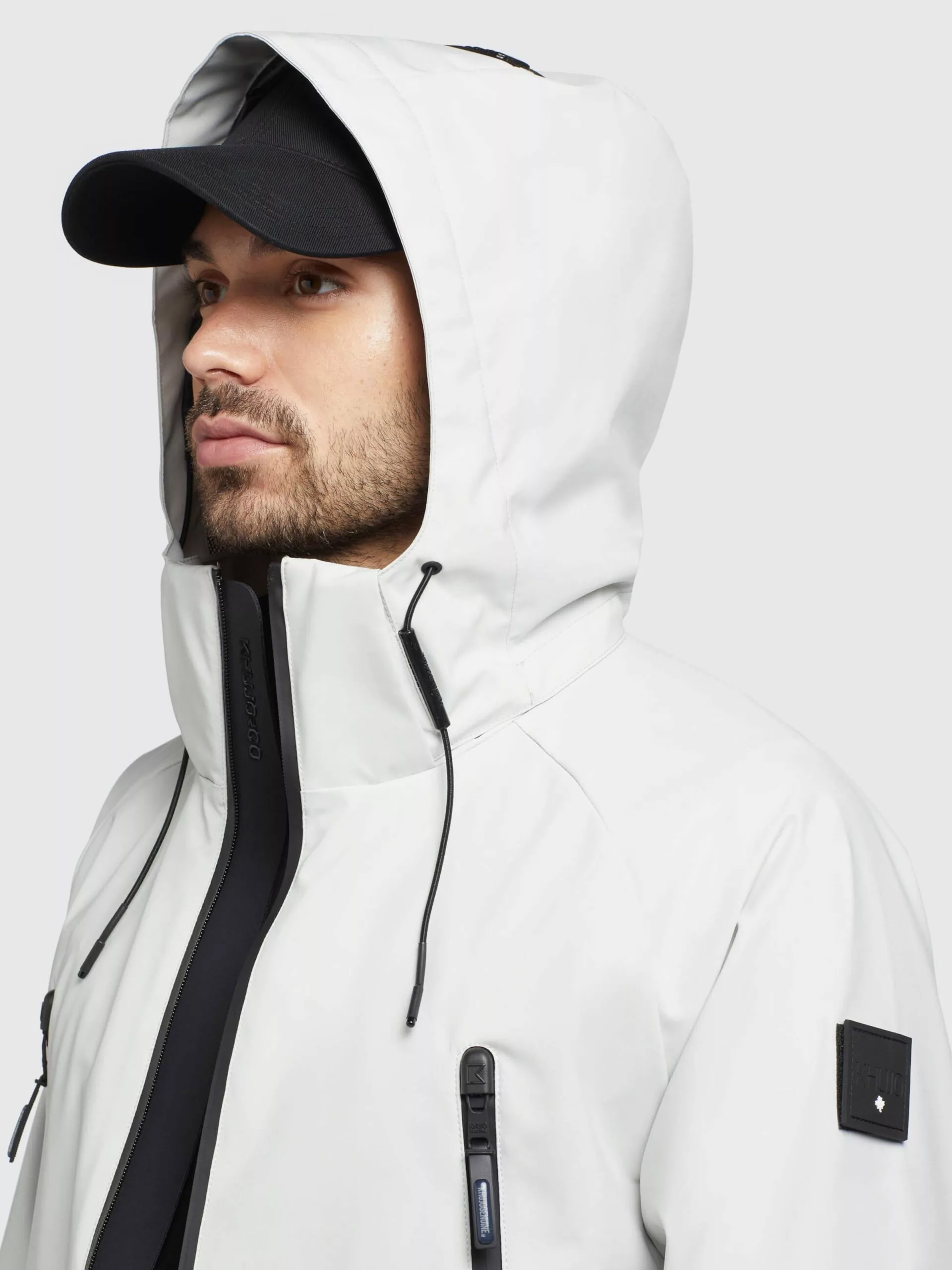 Khujo Vestes De Mi-saison Veste Mi-saison Adam Homme Gris Clair 9 Khujo Vestes De Mi-saison Veste Mi-saison Adam Homme Gris Clair – Image 7