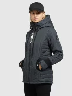 Khujo Vestes Dhiver Veste D’hiver TWEETY PRIME6 STRUCTURED Femme Bleu -Magasin D'usine Khujo 335f03d10cb8f293f201cba36d784d32