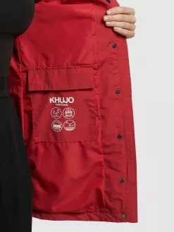Khujo Vestes De Mi-saison Veste Mi-saison Femme Rouge -Magasin D'usine Khujo 34d6b44acfaa062ab9c3b4fb9651ec32