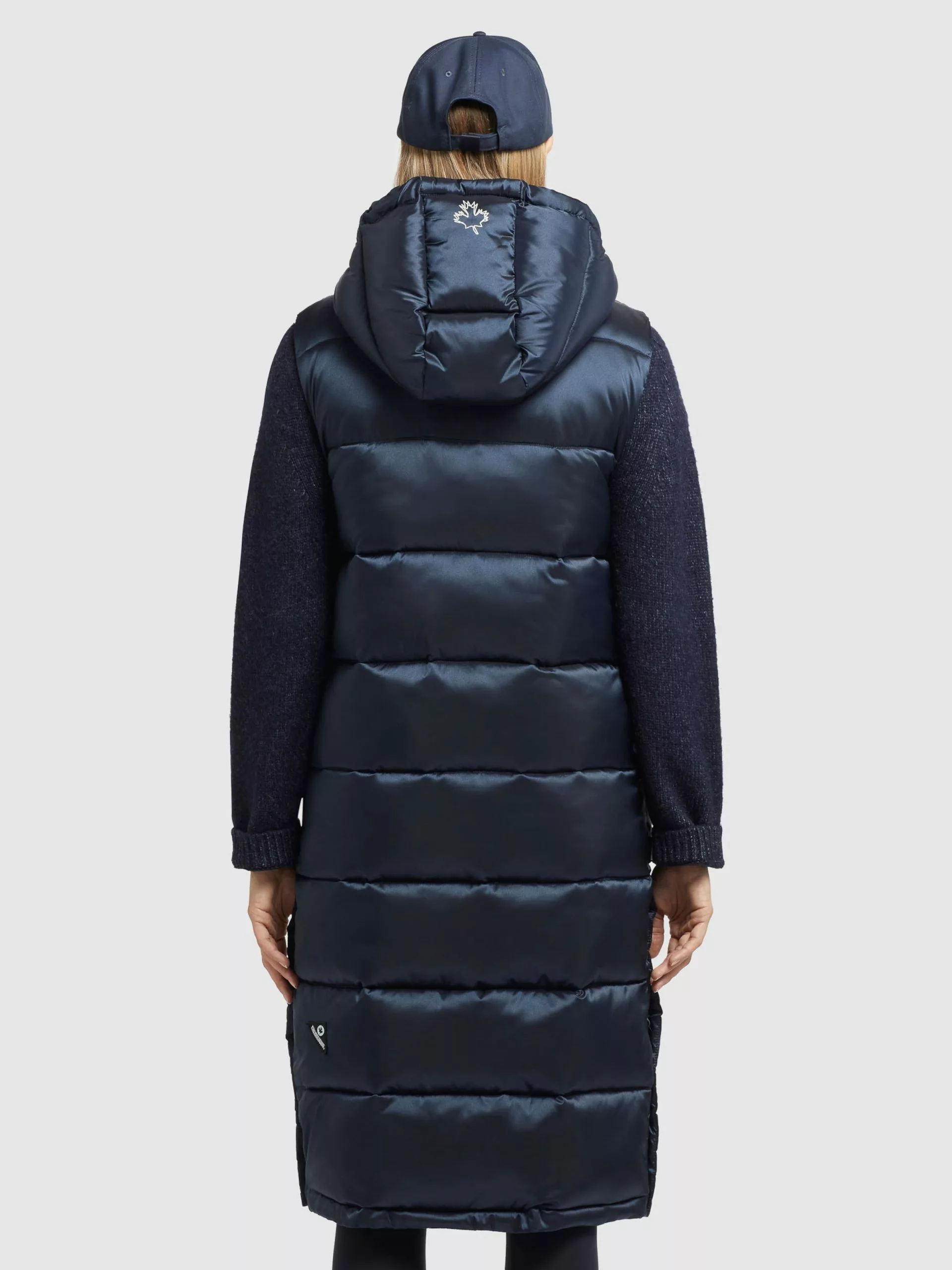 Khujo Vestes Sans Manches Gilet Tourin Femme Bleu Marine 6 Khujo Vestes Sans Manches Gilet Tourin Femme Bleu Marine – Image 4