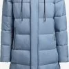 Khujo Manteaux Dhiver Manteau D’hiver Julina Femme Bleu Clair