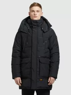 Khujo Vestes Dhiver Veste D’hiver Vivas Homme Noir -Magasin D'usine Khujo 3acbd170c1d0740ccbf9fccec357f22f