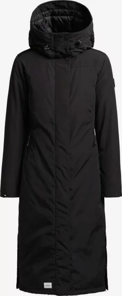 Khujo Manteaux Dhiver Manteau D’hiver ABELLA Femme Noir