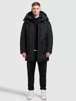 Khujo Vestes Dhiver Veste D’hiver Vivas Homme Noir -Magasin D'usine Khujo 3df9cfc455f9058ca7dbbfadaf22803d